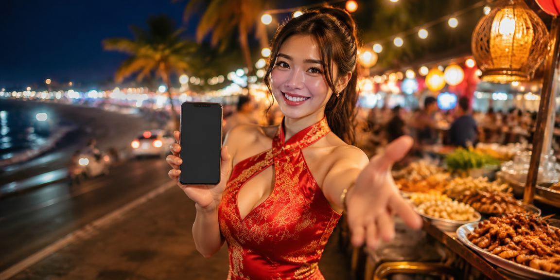 Người dùng đăng ký và nhận bonus tại chợ đêm Mũi Né qua điện thoại